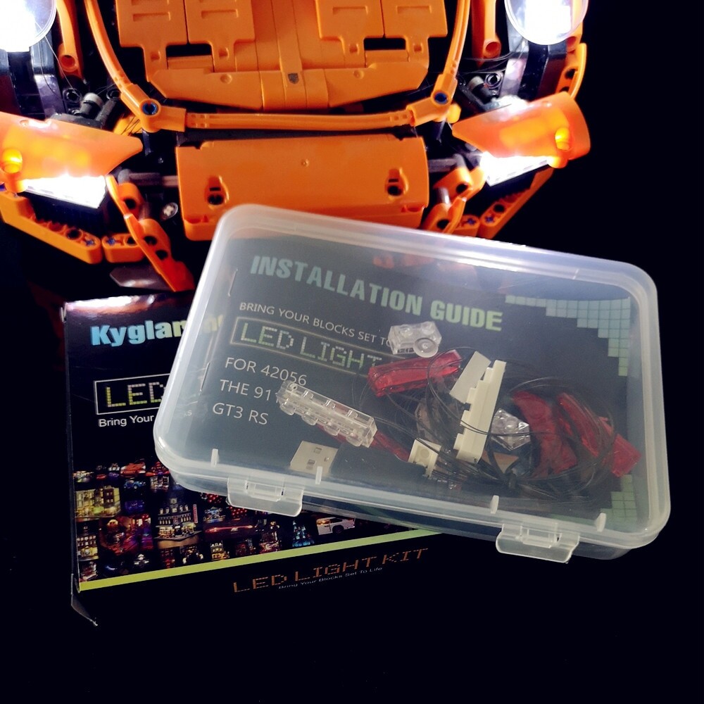 Basic Version LED Light KitFor LEGO 42056 and Compatible With LEPIN 20001 TECHNIC 911 (Only Light Set)Kits