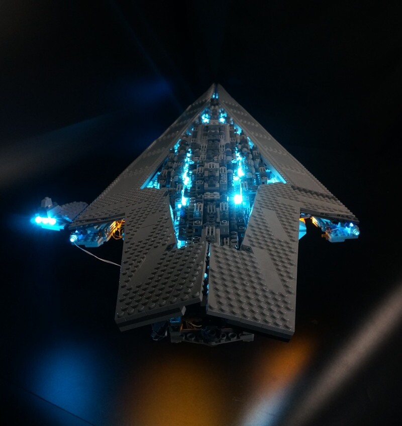 Basic Version LED Light Kit For LEGO 10221 Star Wars Super Star Destroyer Compatible With LEPIN 05028 (Only Light Set)Kits