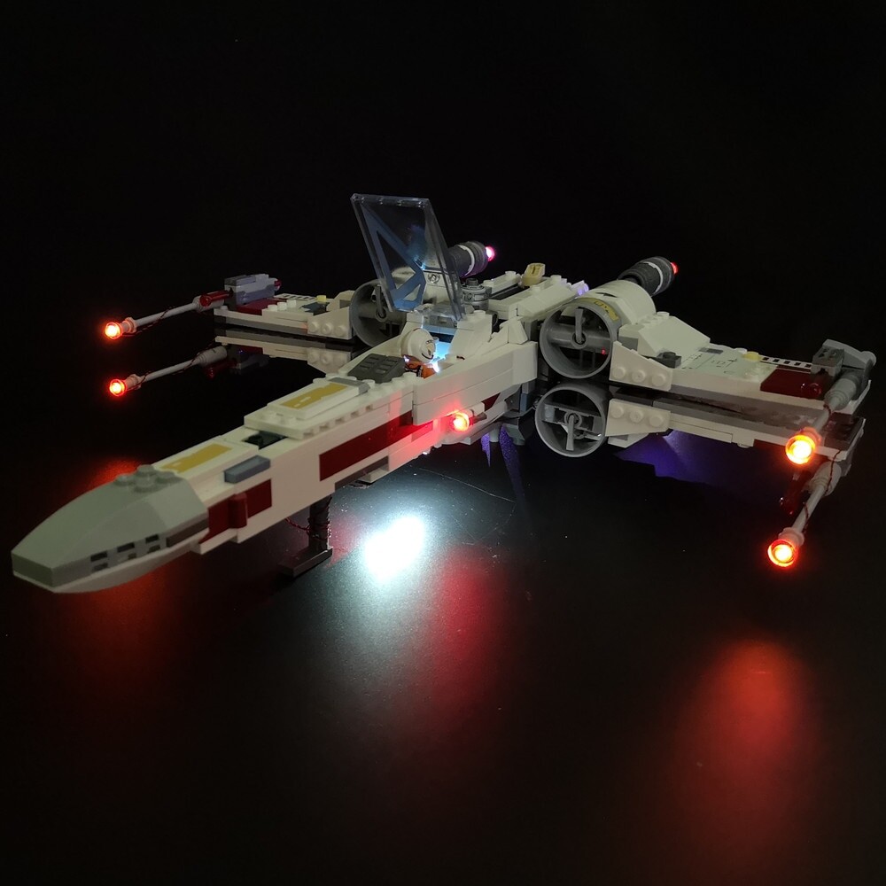Basic Version LED Light Kit For LEGO 75218 Star Wars the X Wing Starfighter (Only Light Set)Kits