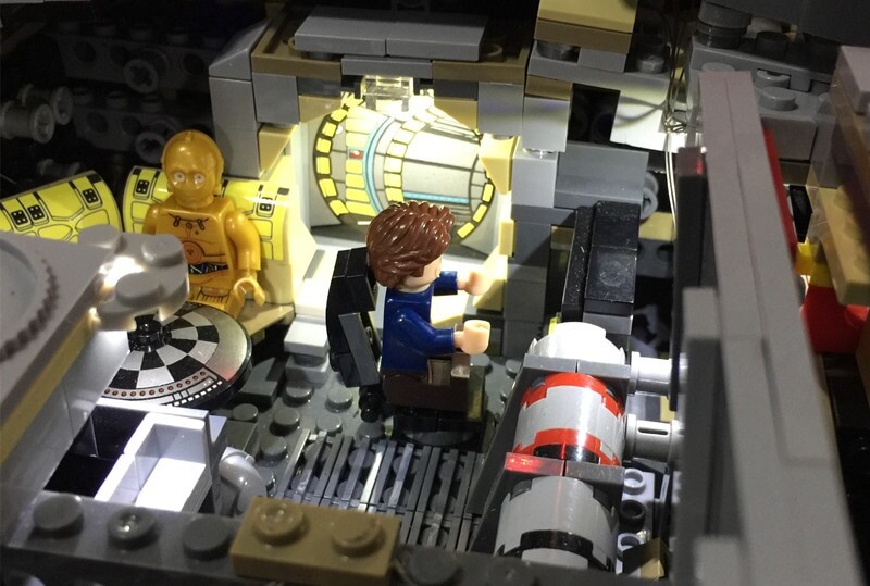 Basic Version LED Light Kit For LEGO 75192 and 05132 Star War Falcon Millennium (Only Light Set)Kits