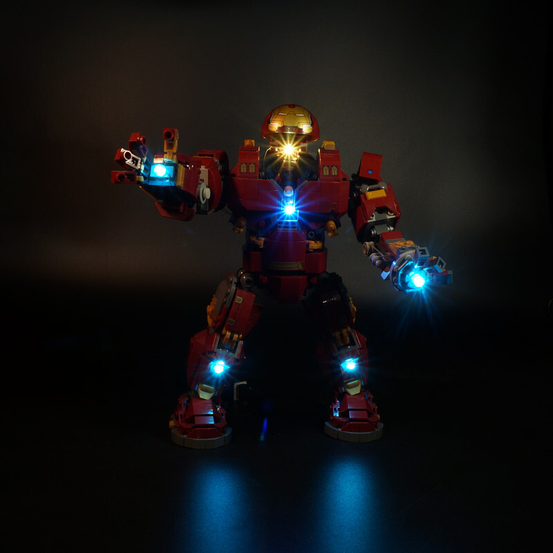 Basic Version LED Light Kit For LEGO 76105 and 07101 the Iron Man Hulkbuster Set (Only Light Set)Kits