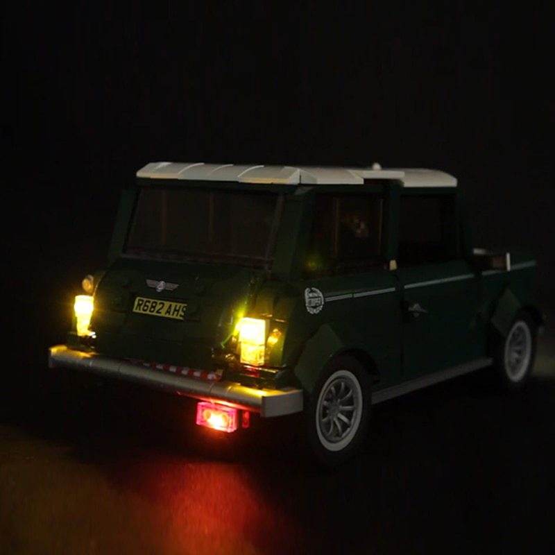Luxury VersionLED Light Set For LEGO 10242 MINI Cooper MK VII Compatible LEPIN 21002Kits