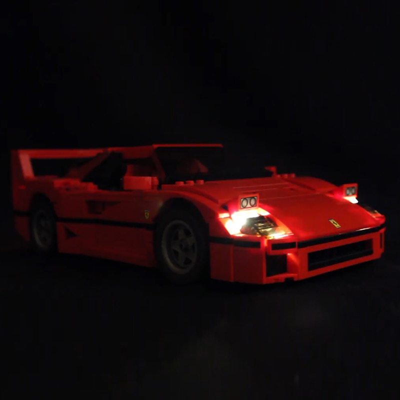 Luxury VersionLED Light Set For LEGO 10248 Ferrari F40 Compatible LEPIN 21004Kits