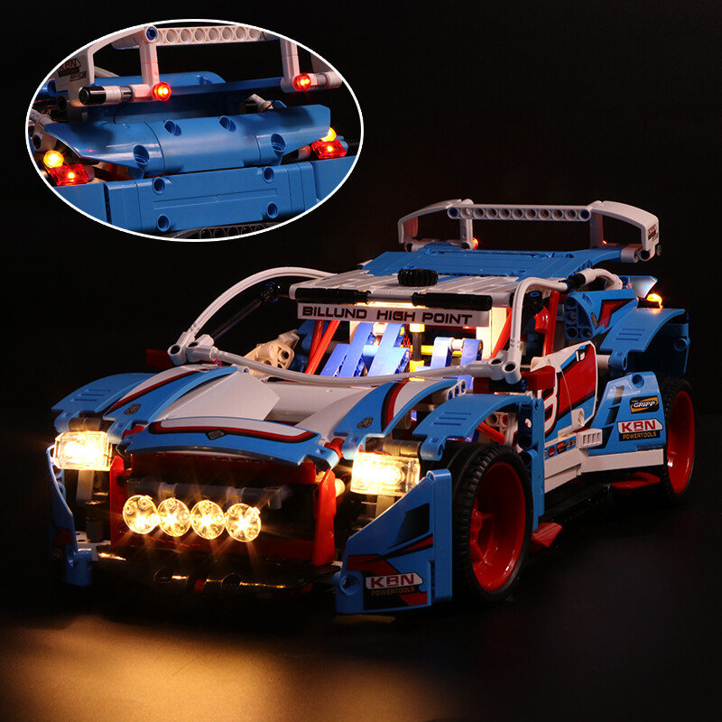 Luxury VersionLED Light Set For LEGO 42077 Rally Car Compatible LEPIN 20077Kits