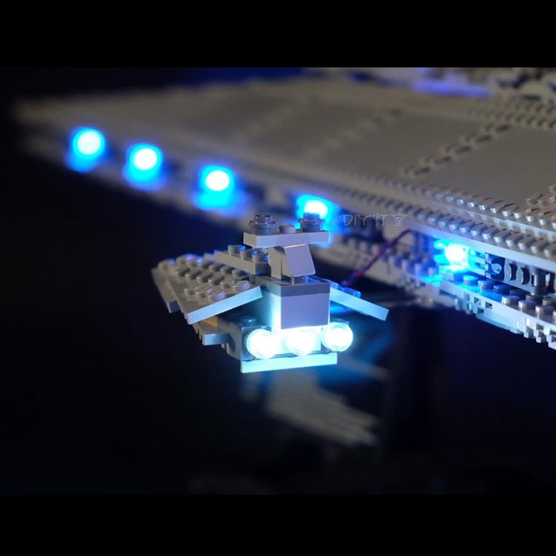 Luxury VersionLED Light Set For LEGO 10221 Millennium Falcon Compatible LEPIN 05028 (LED light+Battery box)Kits