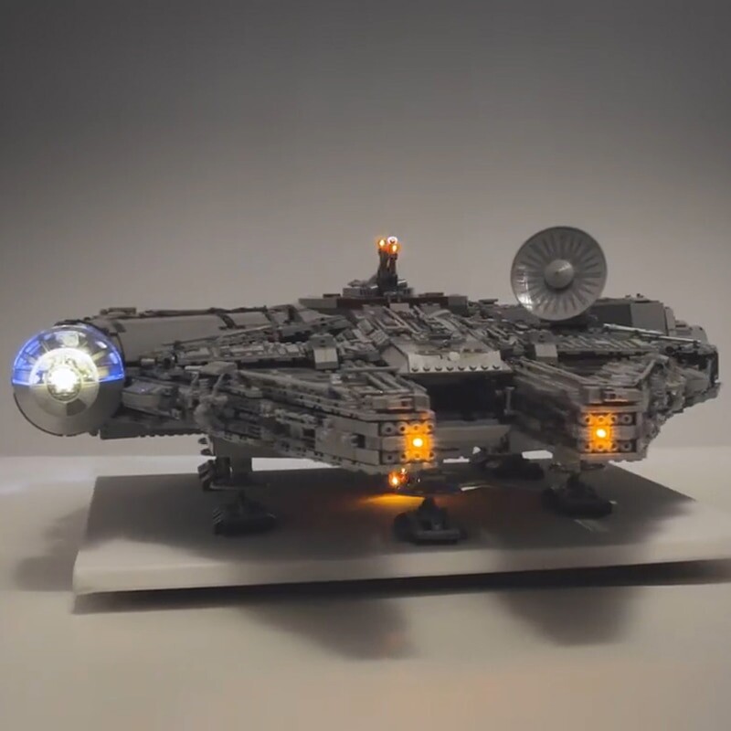 Luxury VersionLED Light Set For LEGO 75192 Millennium Falcon Compatible 05132 (not include blocks set)Kits
