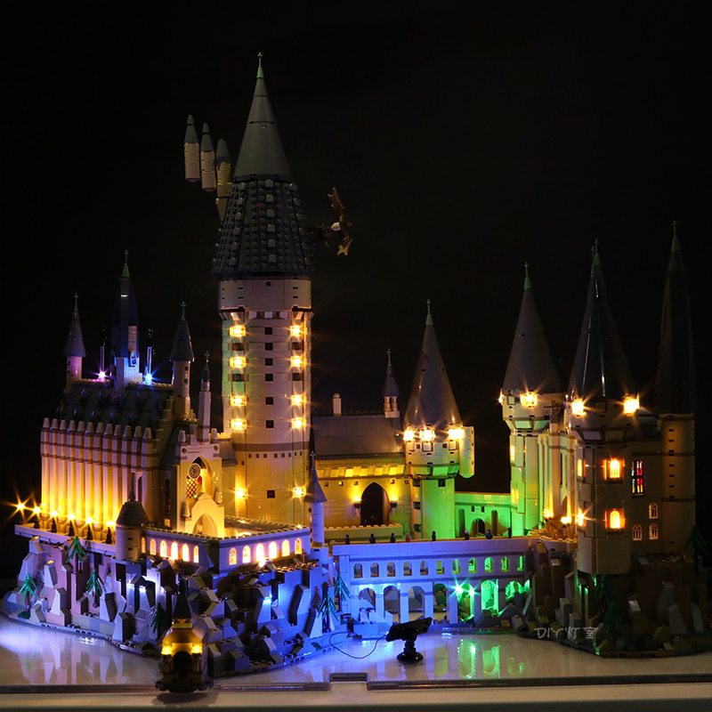 Luxury VersionLED Light Set For LEGO 71043 Hogwarts Castle Compatible LEPIN 16060 (LED Light)Kits