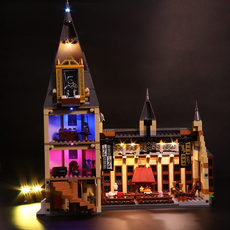 Luxury VersionLED Light Set For LEGO 75954 Hogwarts Great Hall Compatible LEPIN 16052 (LED Light)Kits