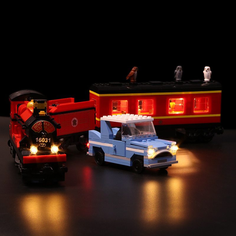 Luxury VersionLED Light Set For LEGO 4841 Harry Potter：Hogwarts Express Compatible LEPIN 16031 (LED light+Battery box)Kits