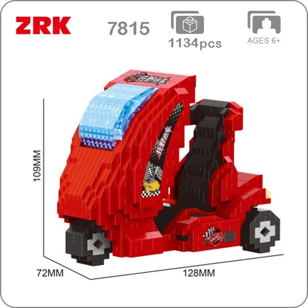 ZRK 7815 Mini Red Motorcycle Machine