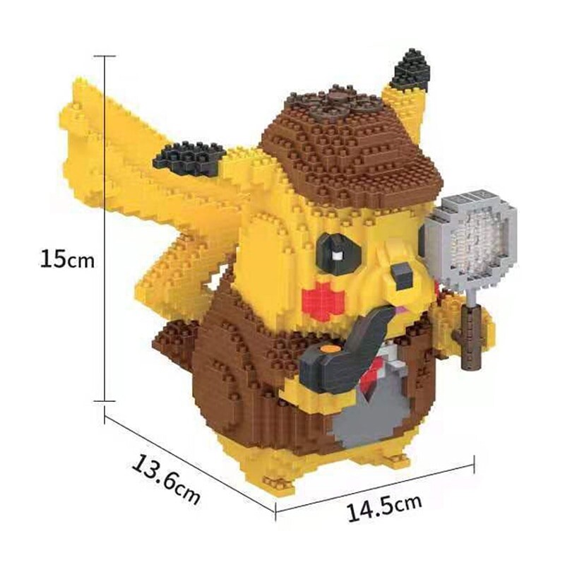Lboyu 7081 Large Detective Pikachu