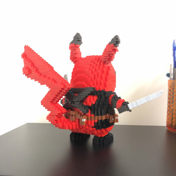 Lboyu 7079 Large Deadpool Pikachu