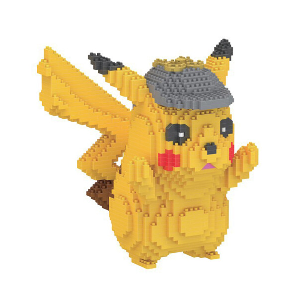Lboyu 7080 Large Pikachu With Detective Hat