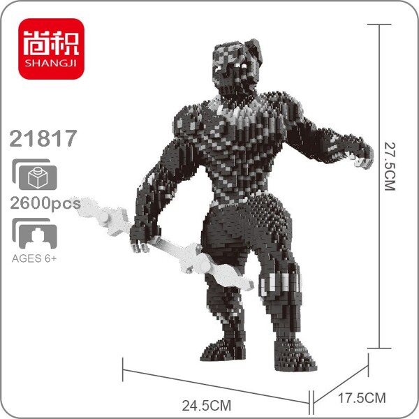 Shangji 21817 Avengers Black Panther X Size