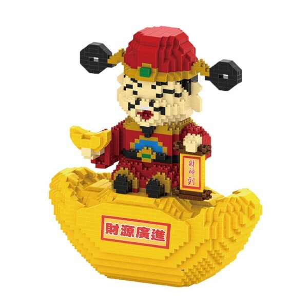 Babu 8819 Red God Of Wealth Gold XL