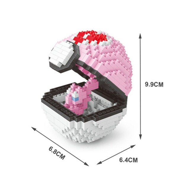 Wise Hawk 2536 Medium Pocket Monster Pink Ball