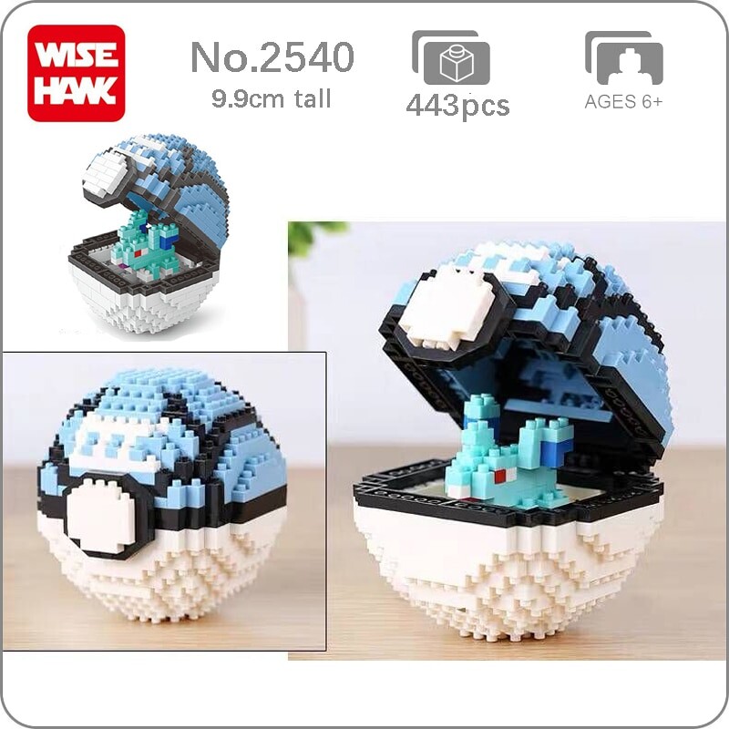 Wise Hawk 2540 Medium Pocket Nidoran Monster Blue Net Ball