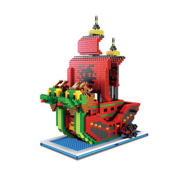 ZMS 3447 Large One Piece Nine Snake Pirates Ship