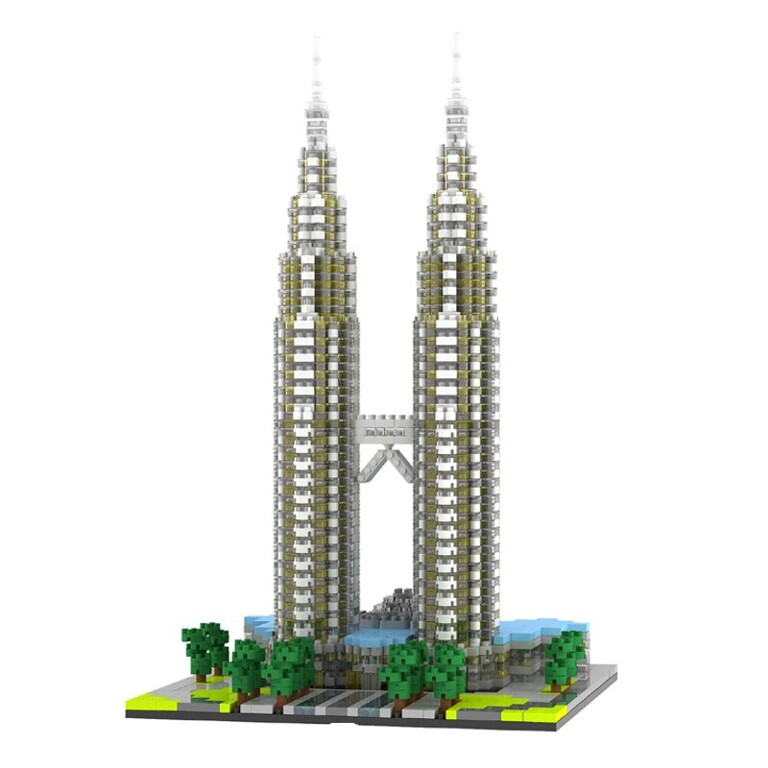 YZ 057 Large Kuala Lampur Petronas Tower - LOZ Blocks 