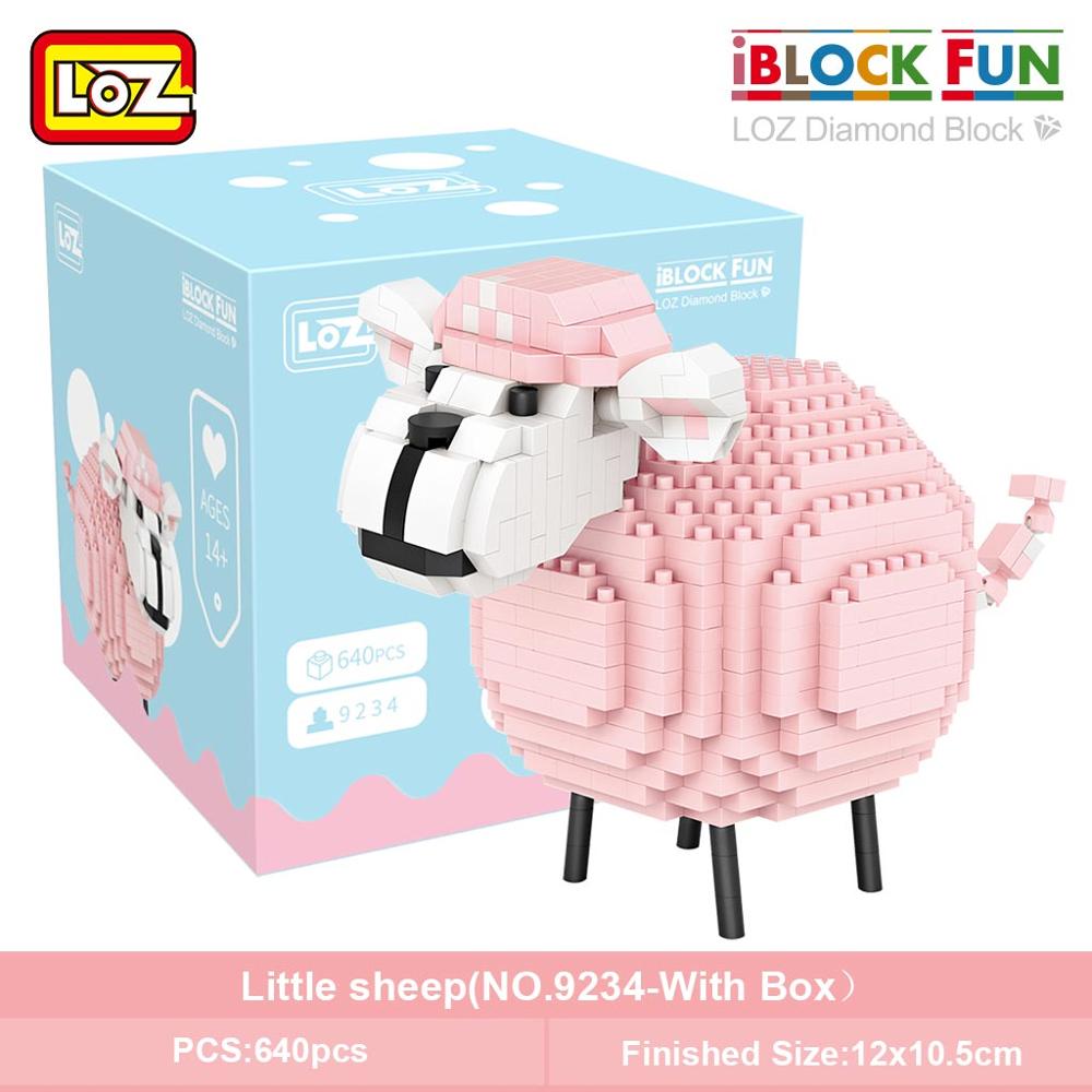 LOZ 9234 Pink Sheep