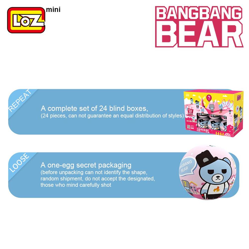 LOZ 1311 Blind Egg Box BangBang Bear