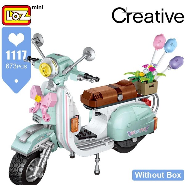LOZ 1117 Motorcycle Mini Bricks