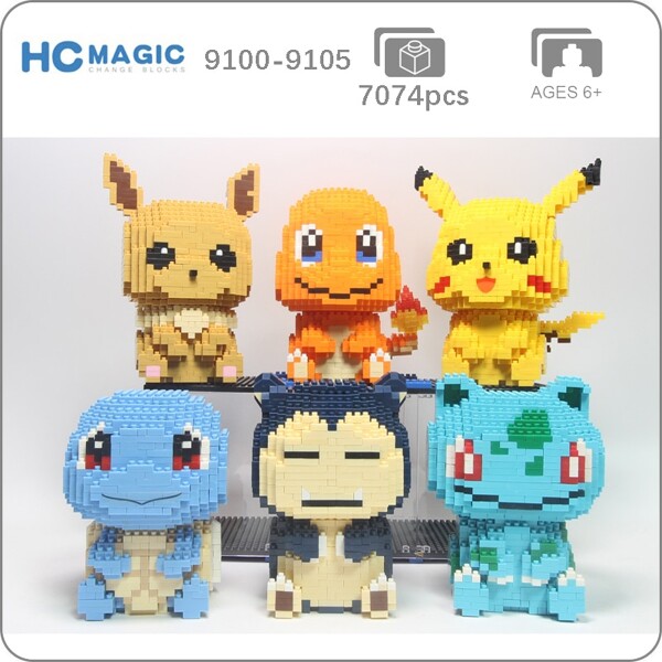 HC Magic 9100-9105 Pocket Monster Sitting Set
