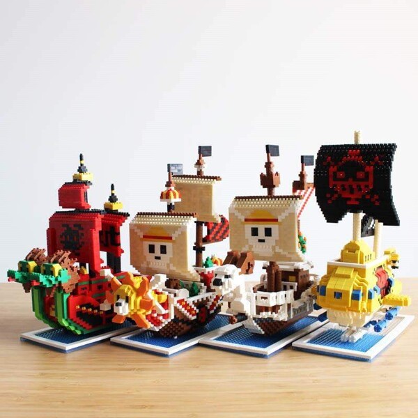 ZMS 3445-3448 One Piece Pirate Ship Series