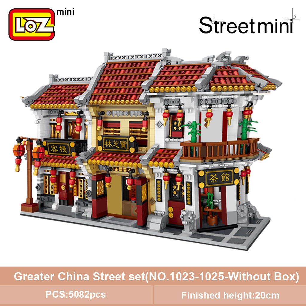 LOZ 1023-1025 China Traditional Street Set - LOZ Blocks Official Store