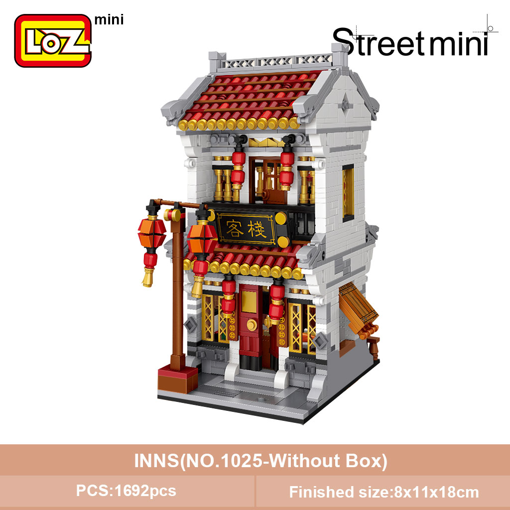 LOZ 1023-1025 China Traditional Street Set