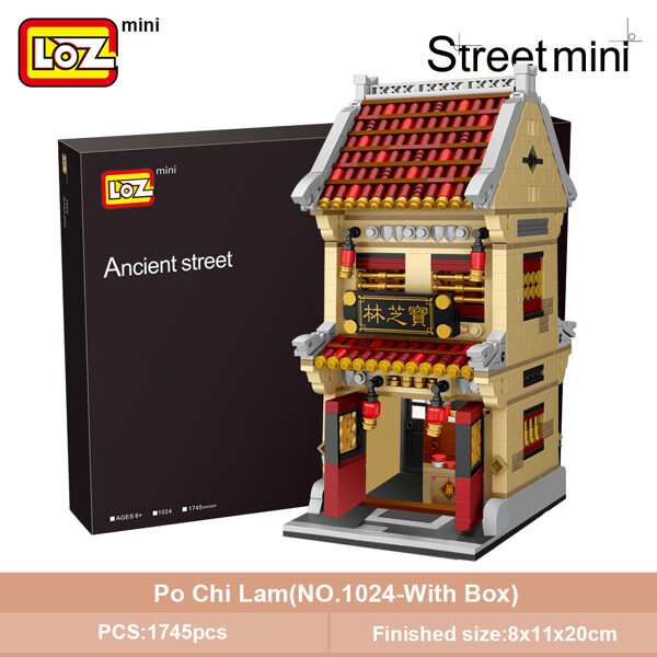 LOZ 1023-1025 China Traditional Street Set