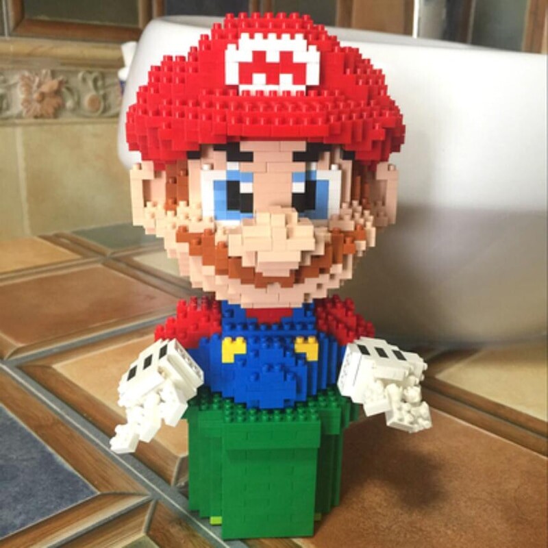 Mario Question Block Bead Figure 