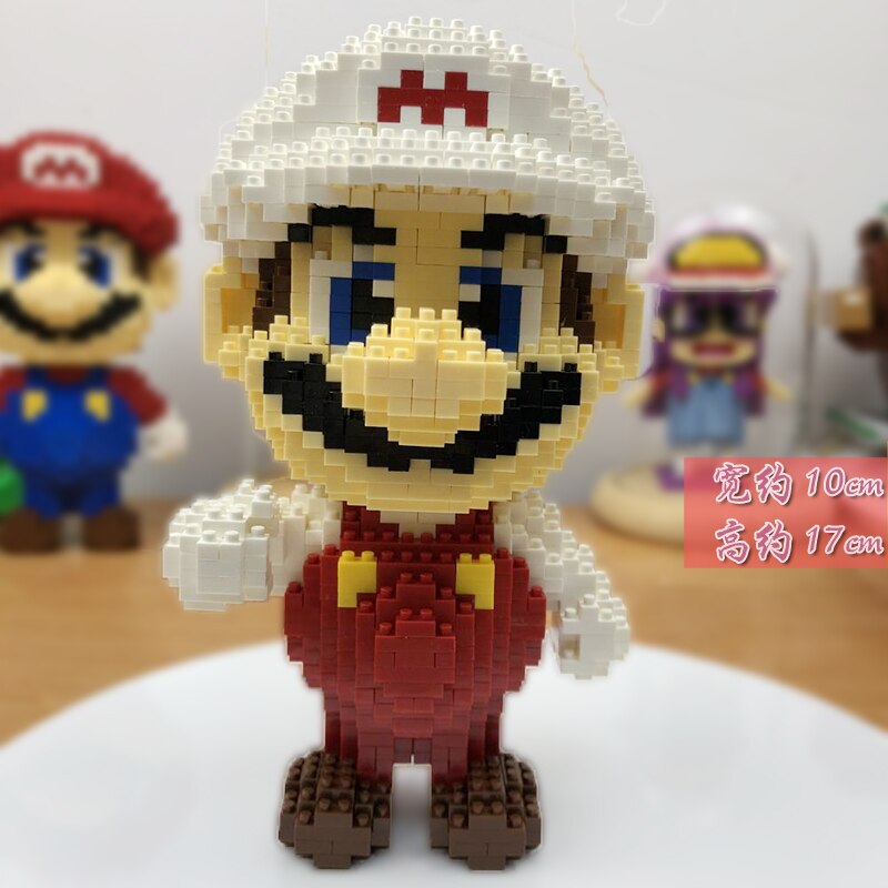 SHANGJI 21806 Super Mario White Fire Mario