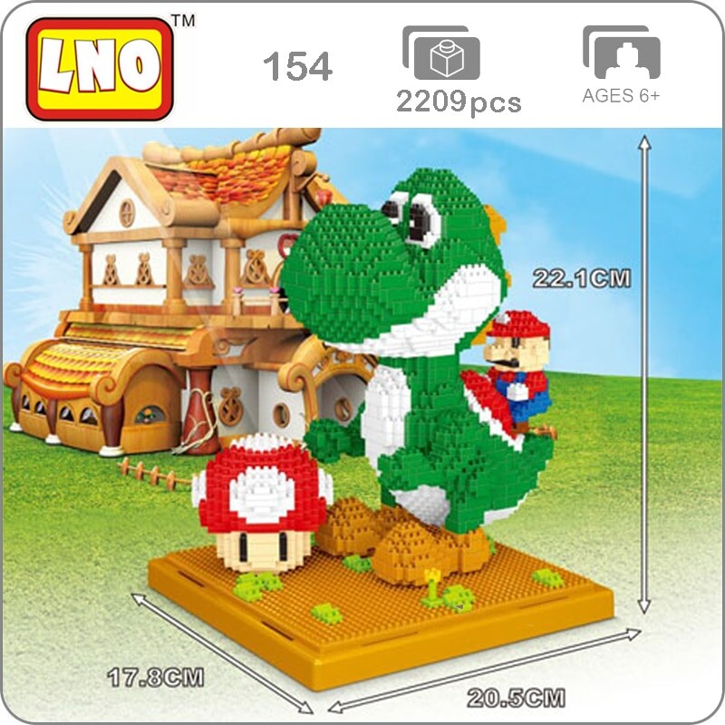 LNO 154 Super Mario Yoshi Monster - LOZ Blocks Official Store