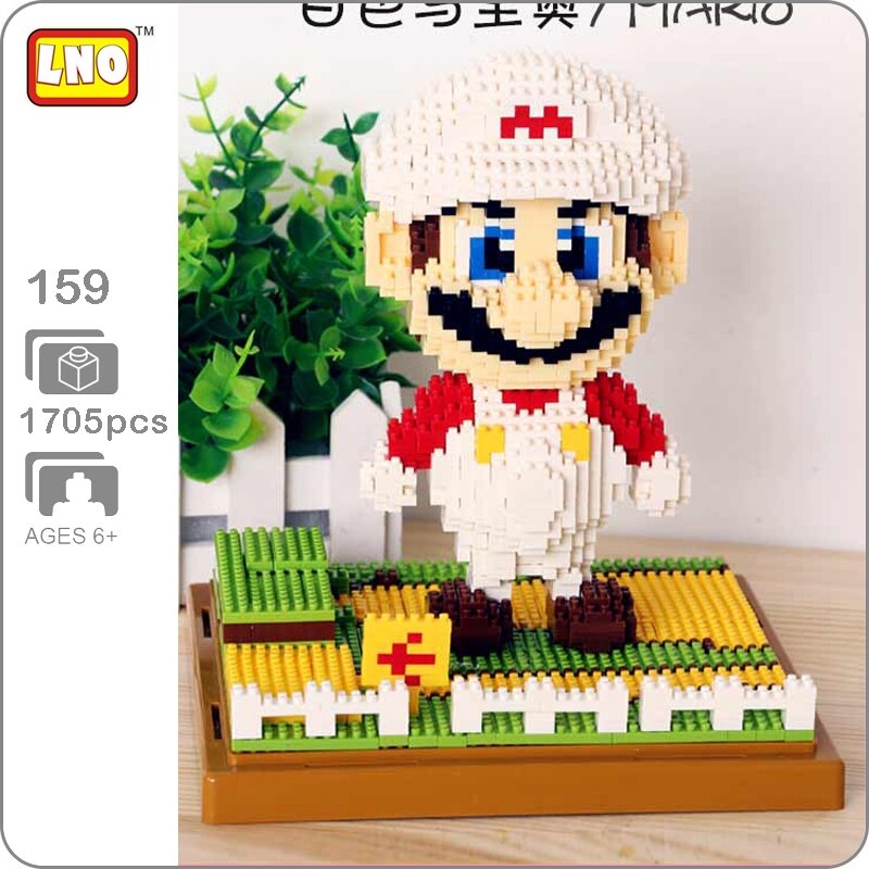 LNO 159 Super Mario White Fire Mario