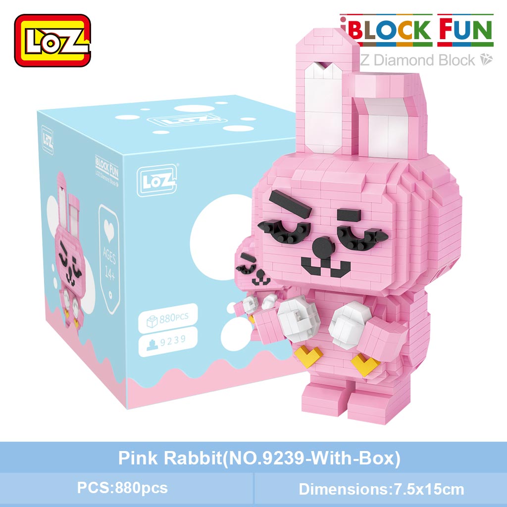 LOZ 9239 Pink Rabbit