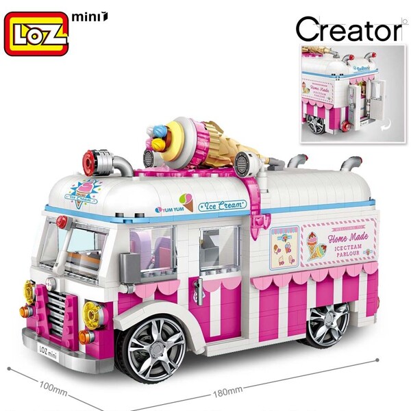 LOZ 1112 Ice Cream Van Car