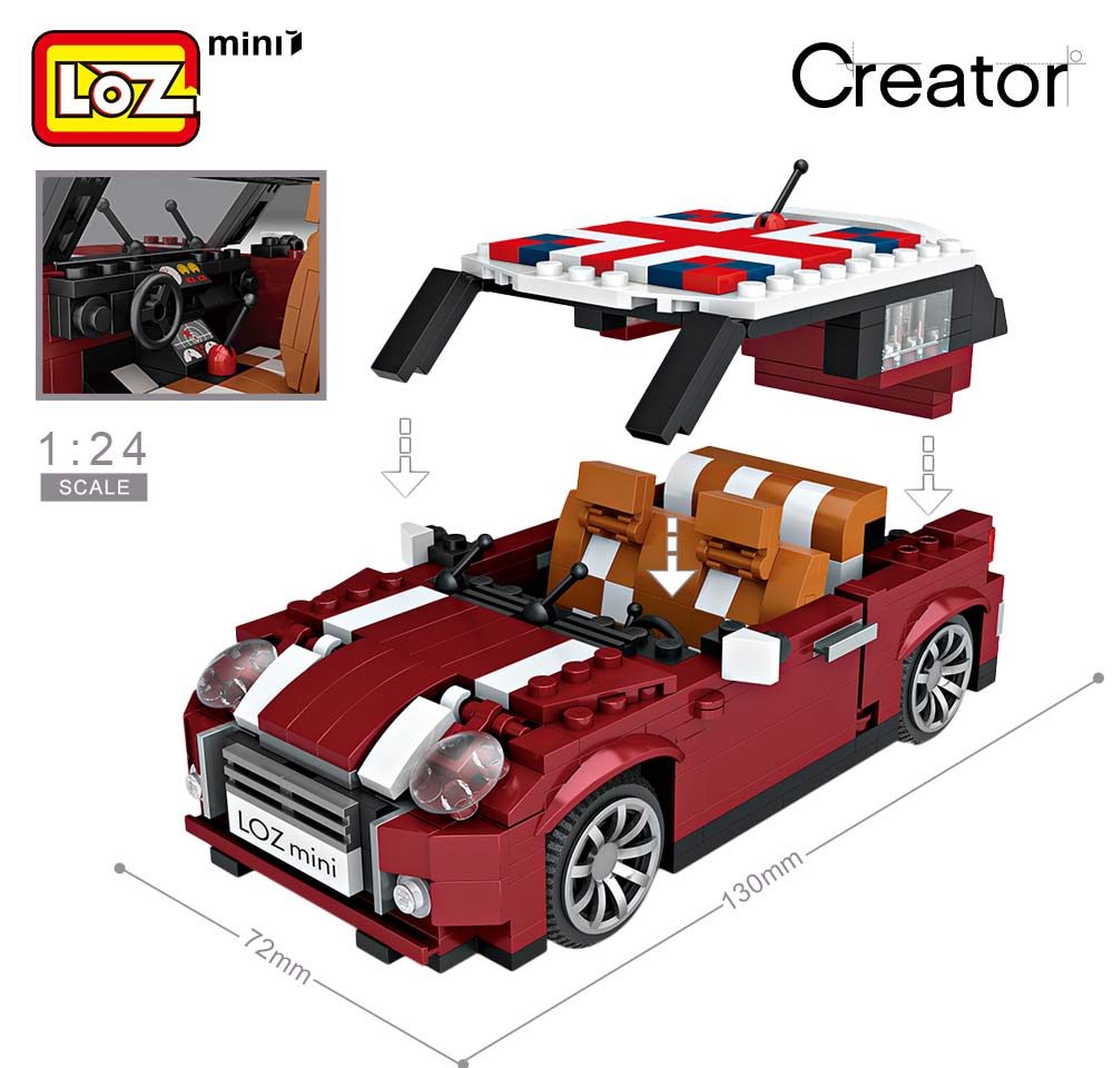 LOZ 1111 Mini Cooper Car