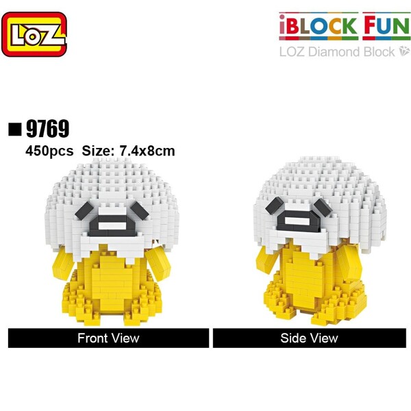 LOZ 9768-9769 Sushi Egg Food