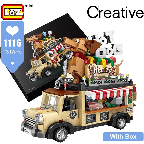 LOZ 1116 Hot Dog Car