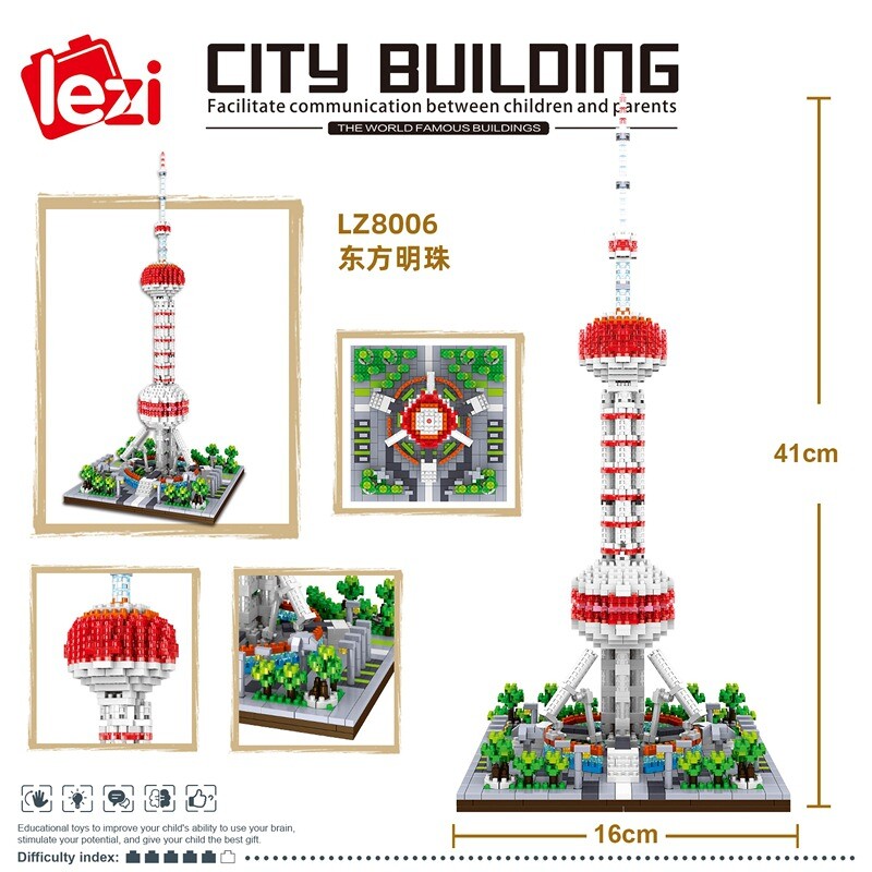 LEZI 8006 The Oriental Pearl Tower