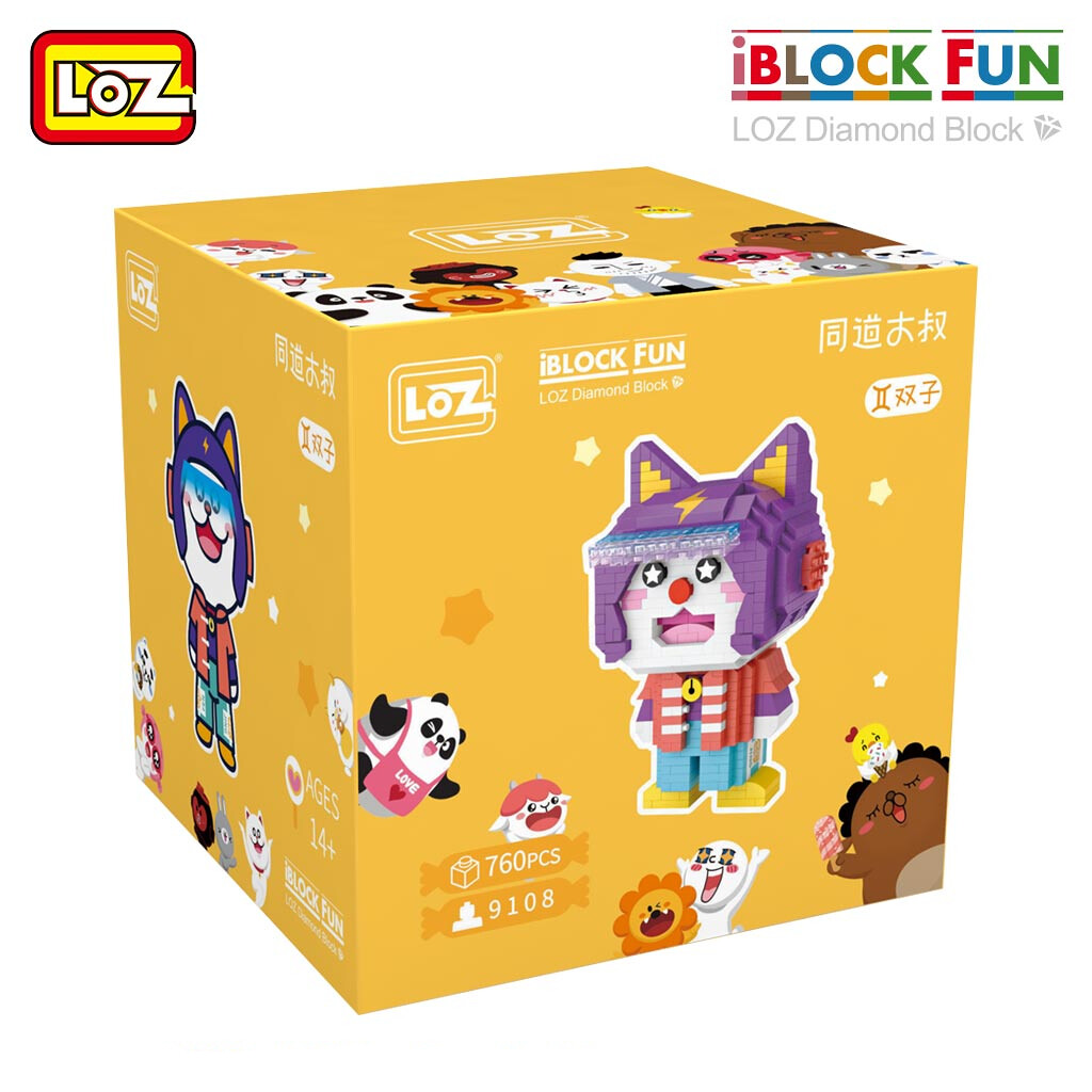 LOZ 9101-9112 Twelve Constellation Set Bundle Brickheadz