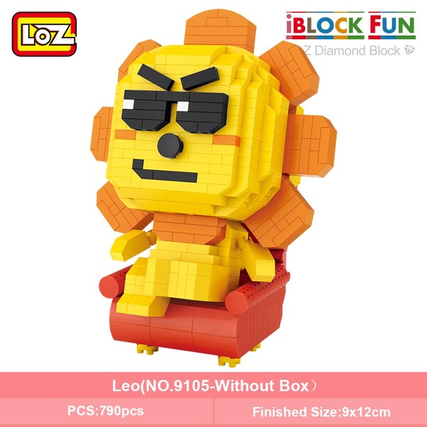 LOZ 9101-9112 Twelve Constellation Set Bundle Brickheadz