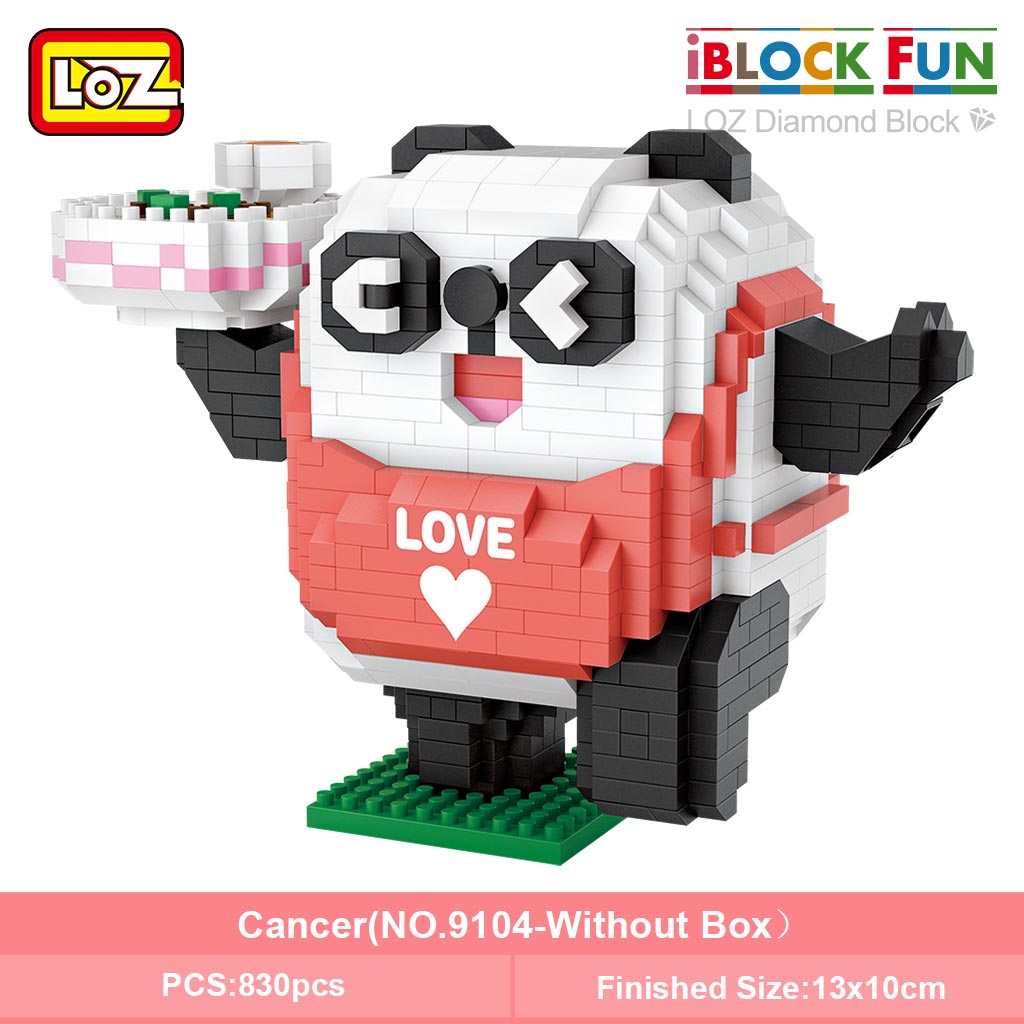 LOZ 9101-9112 Twelve Constellation Set Bundle Brickheadz