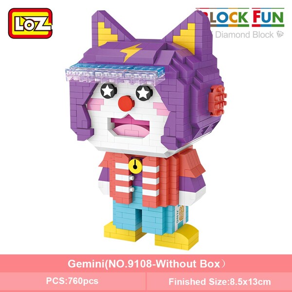 LOZ 9101-9112 Twelve Constellation Set Bundle Brickheadz