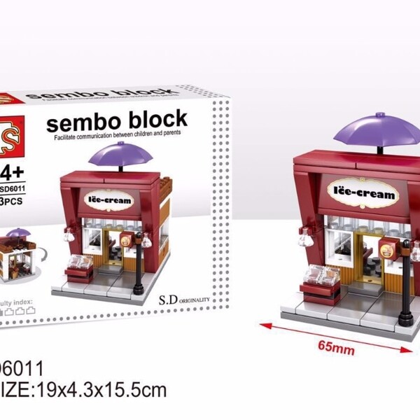 SEMBO SD6015-SD6041 & SD6070-SD6087 Mini Store Building Bricks