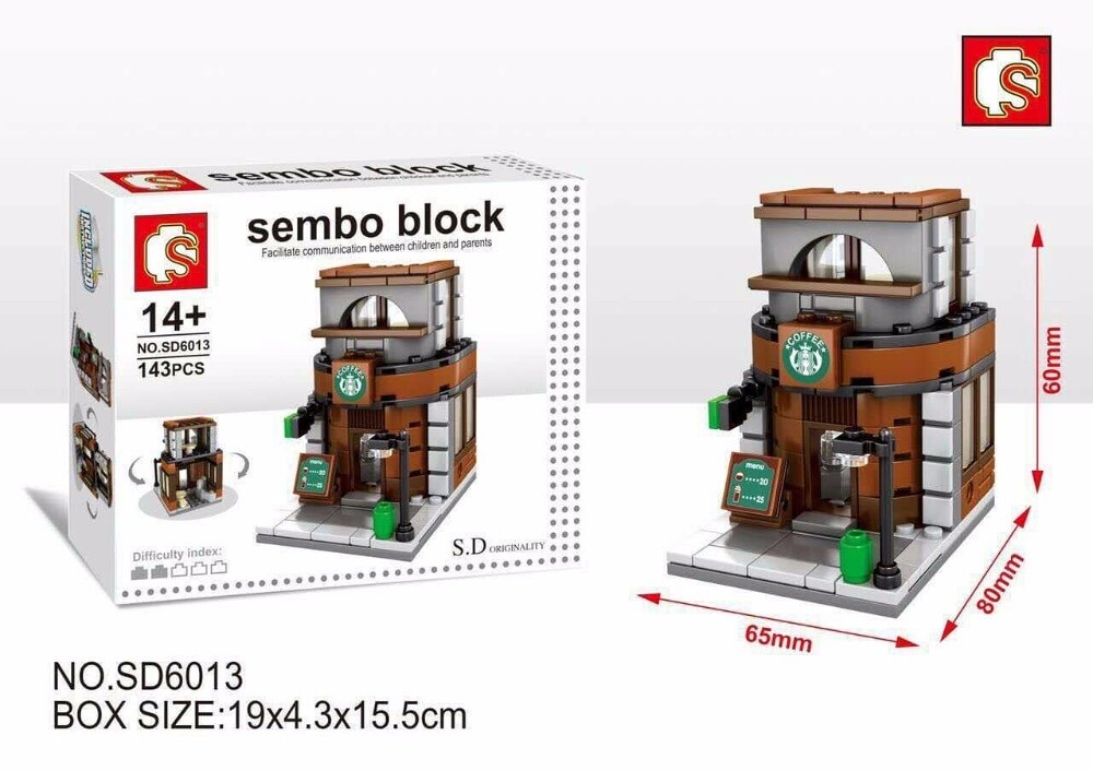 SEMBO SD6015-SD6041 & SD6070-SD6087 Mini Store Building Bricks