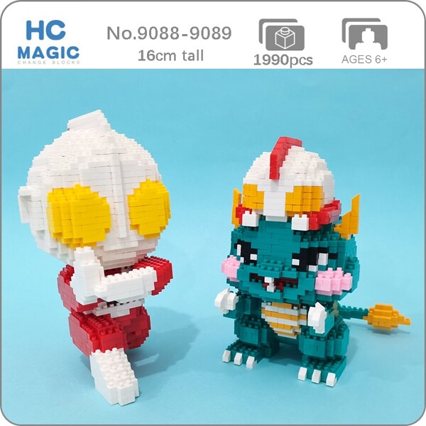 HC Magic 9088-9089 Ultraman and Dragon Monster