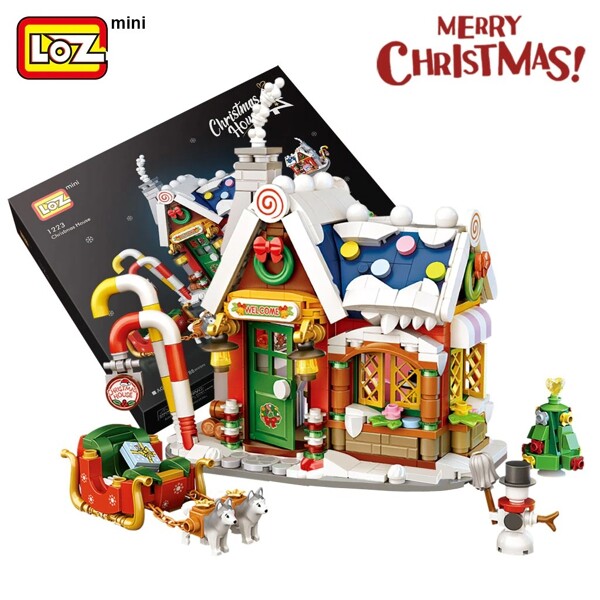 LOZ 1223 New Christmas House