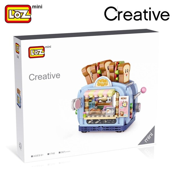LOZ 1745-1746 Ice Cream Shop and Toast Shop